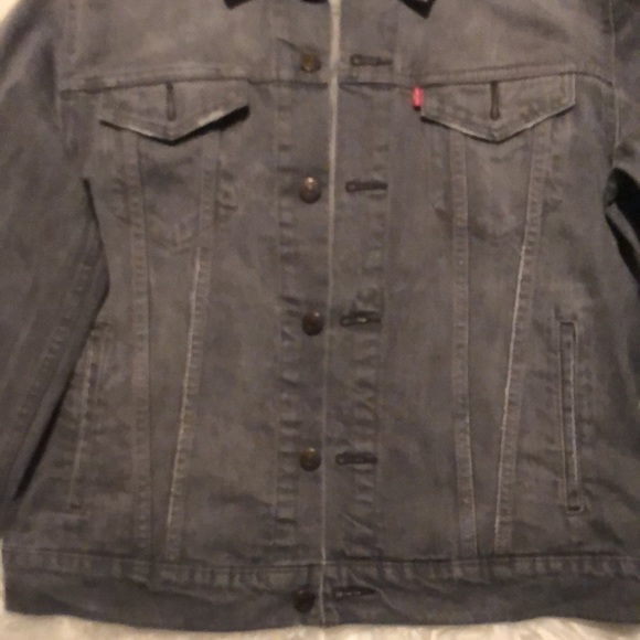 Levi Gray Denim Trucker Jacket - Picture 3 of 8